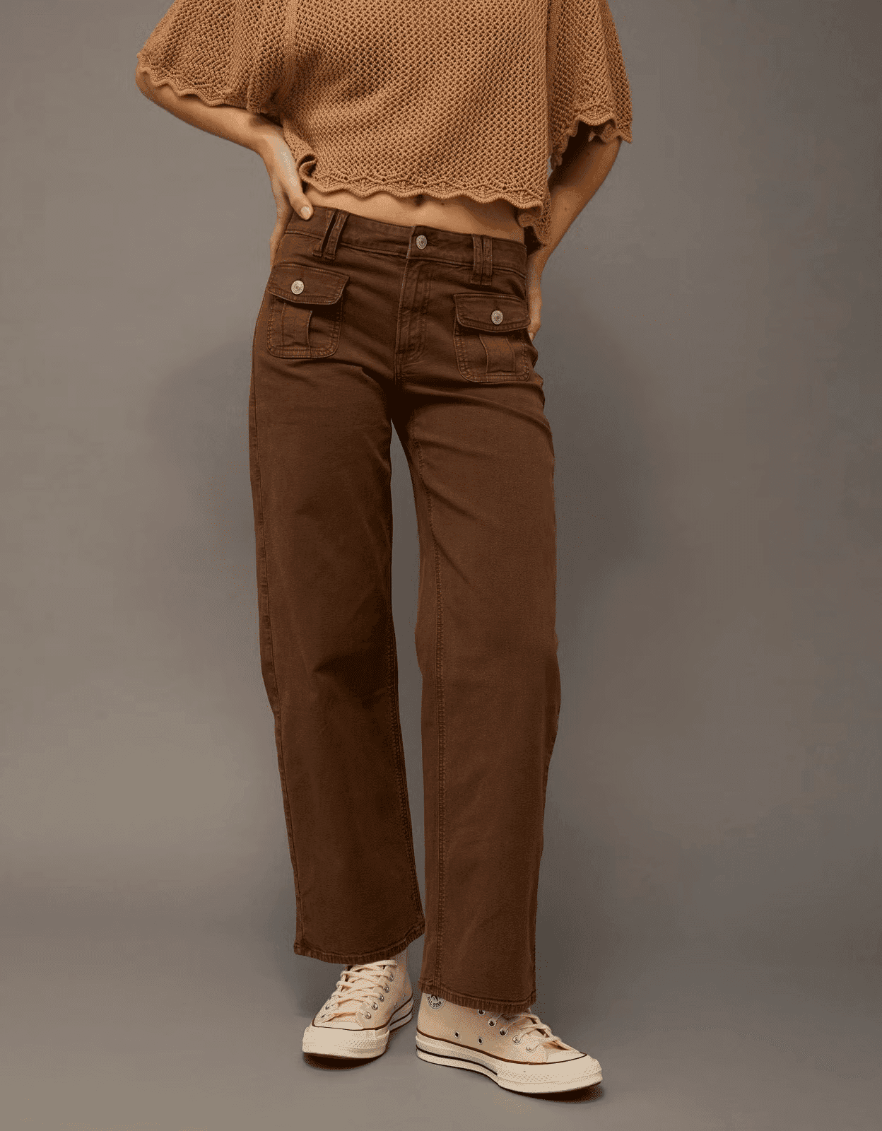 30% off AE Stretch Low-Rise Flare Pant