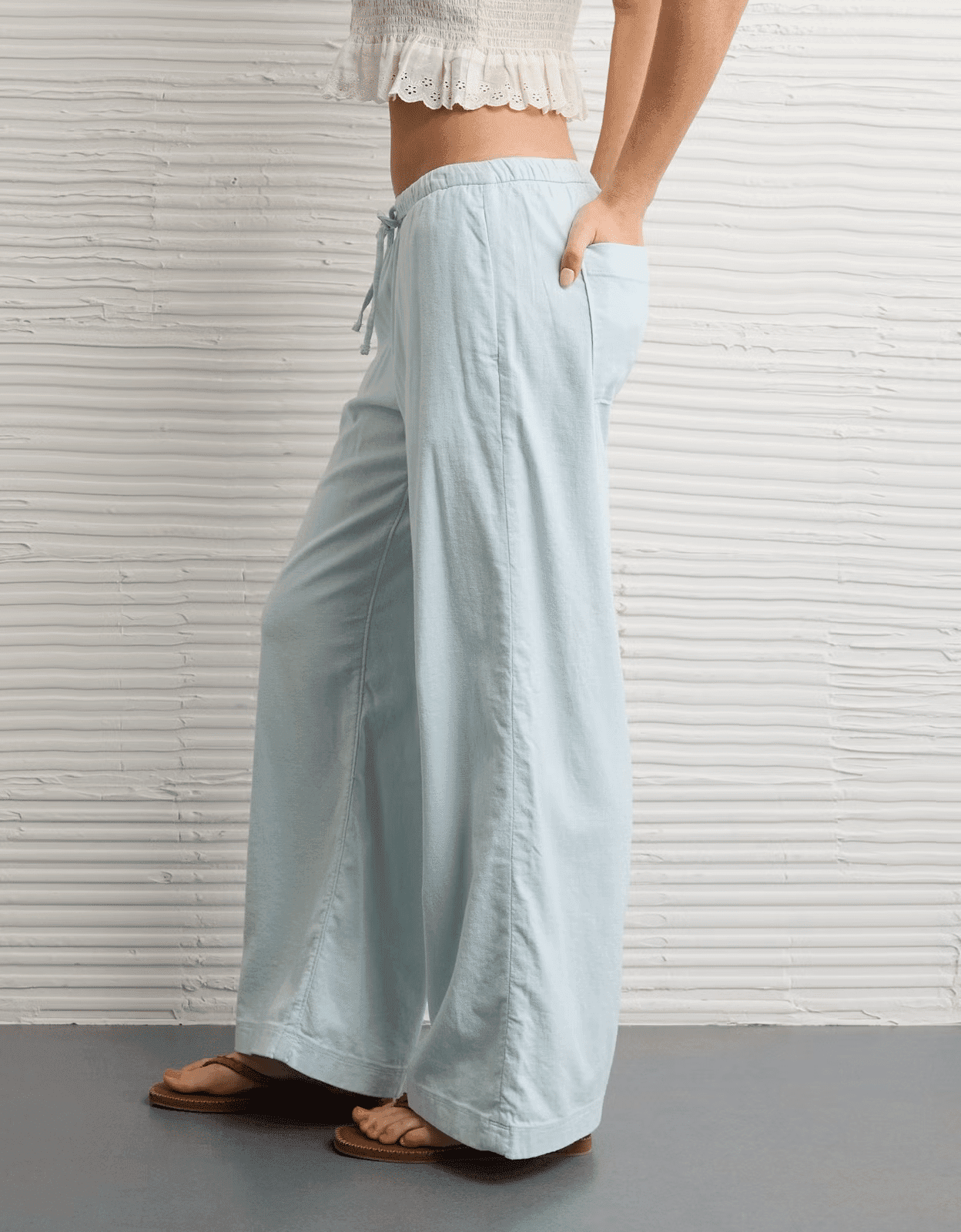 30% off AE Stretch Low-Rise Linen